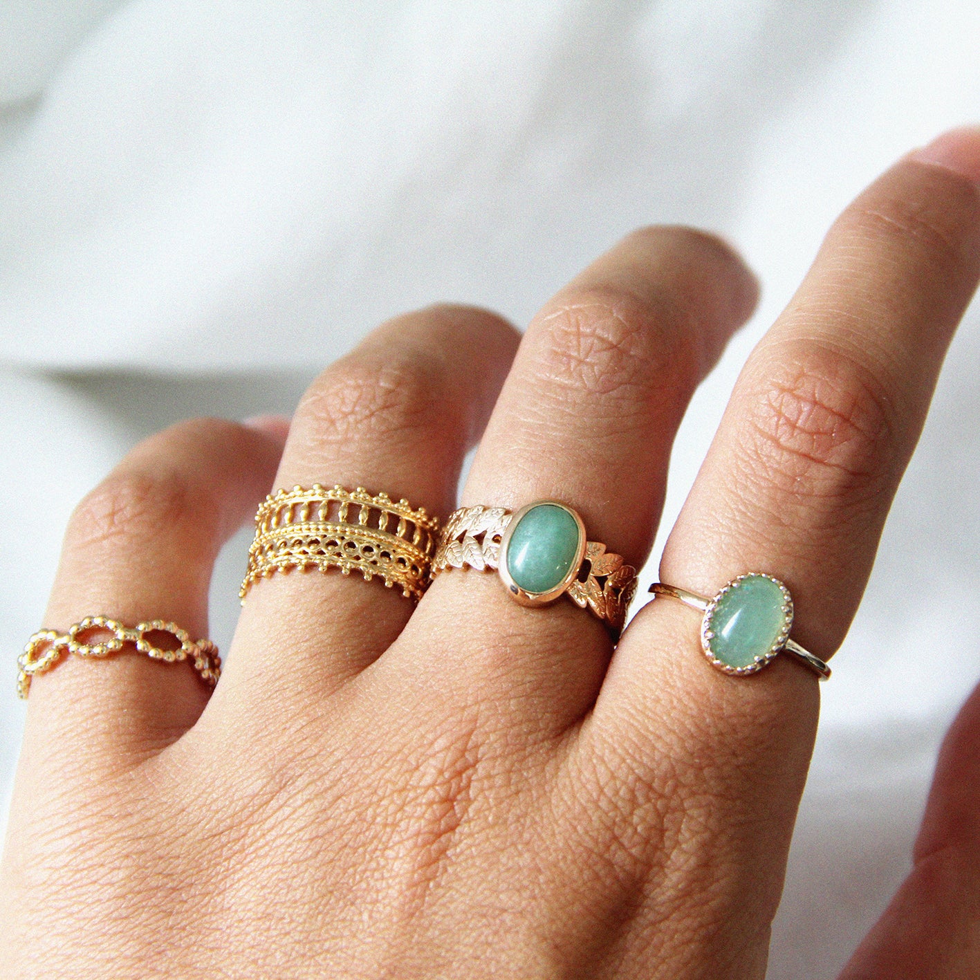 Bague "Protection Calme Bonheur"