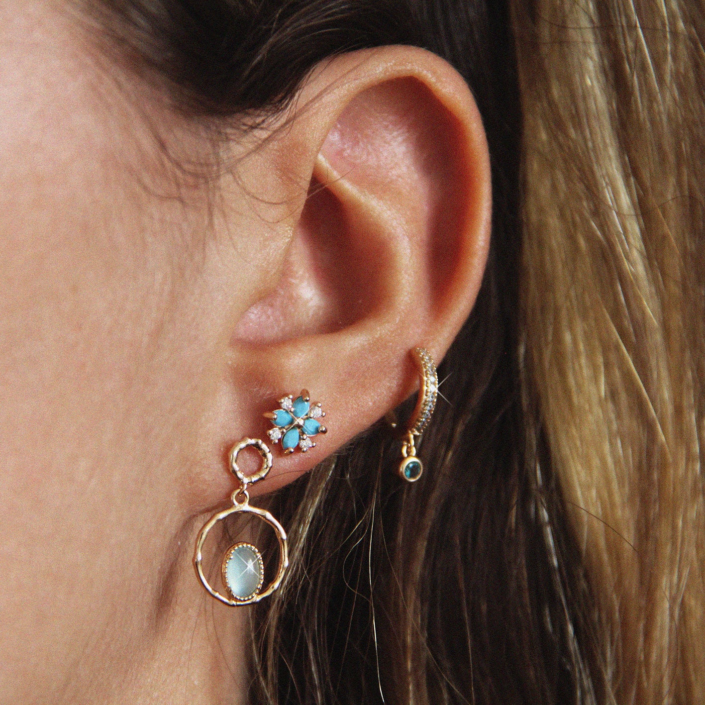 Boucles d'oreilles "Cosmique"