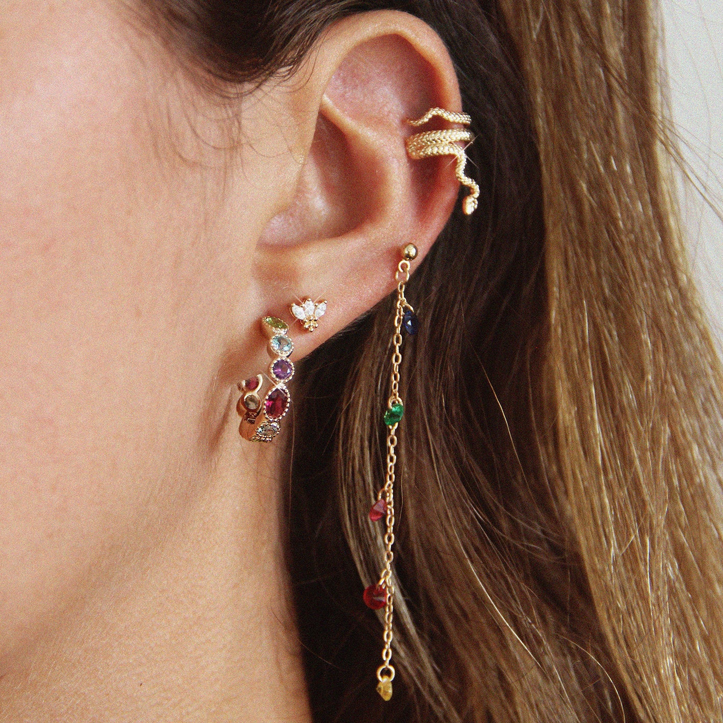 Boucles d'oreilles "Bonheur"