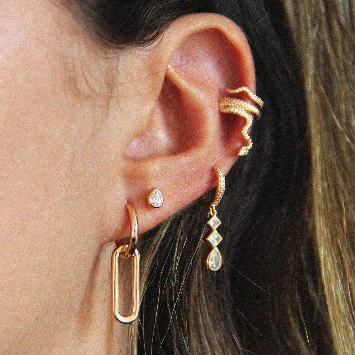 Boucles d'oreilles "Pouvoir"