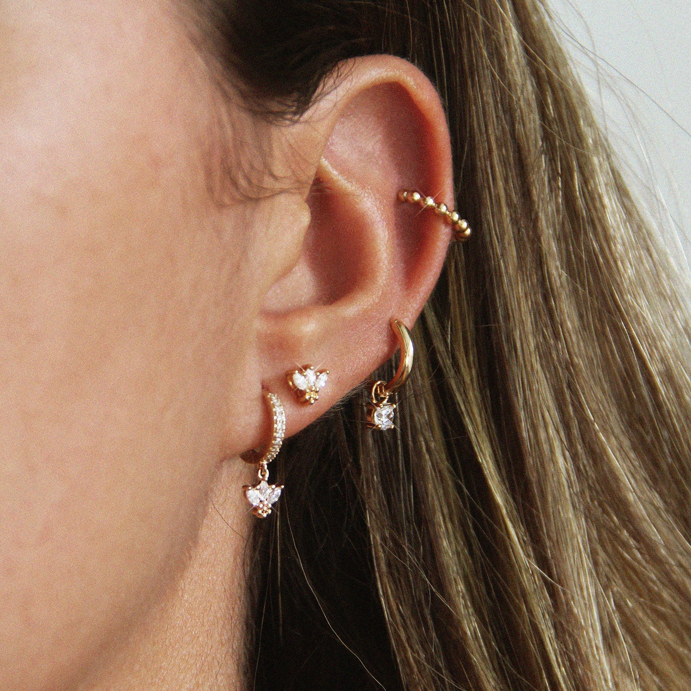 Boucles d'oreilles "Rayonnante"