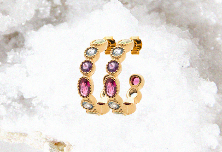 Boucles d'oreilles "Bonheur"