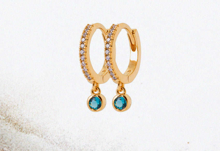 Boucles d'oreilles "Lagon"