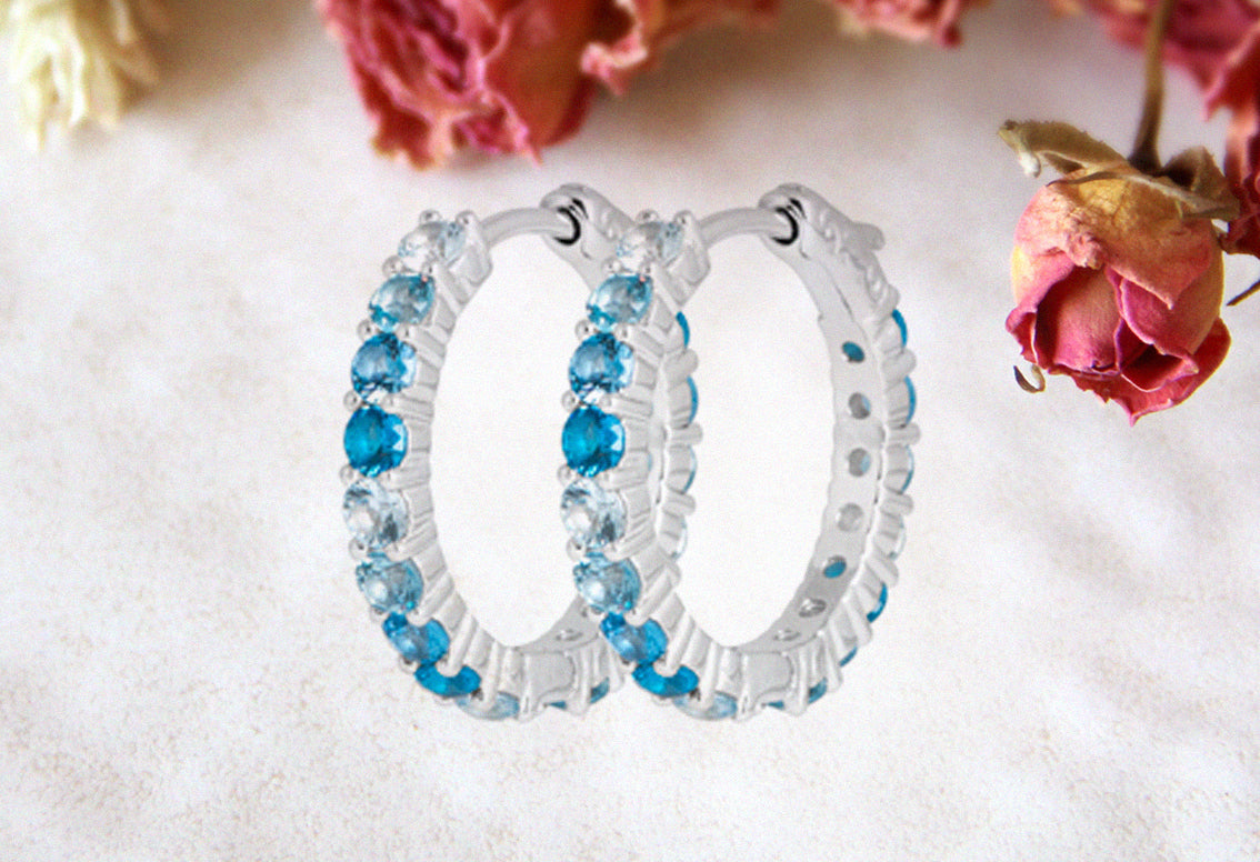 Boucles d'oreilles "Océan"