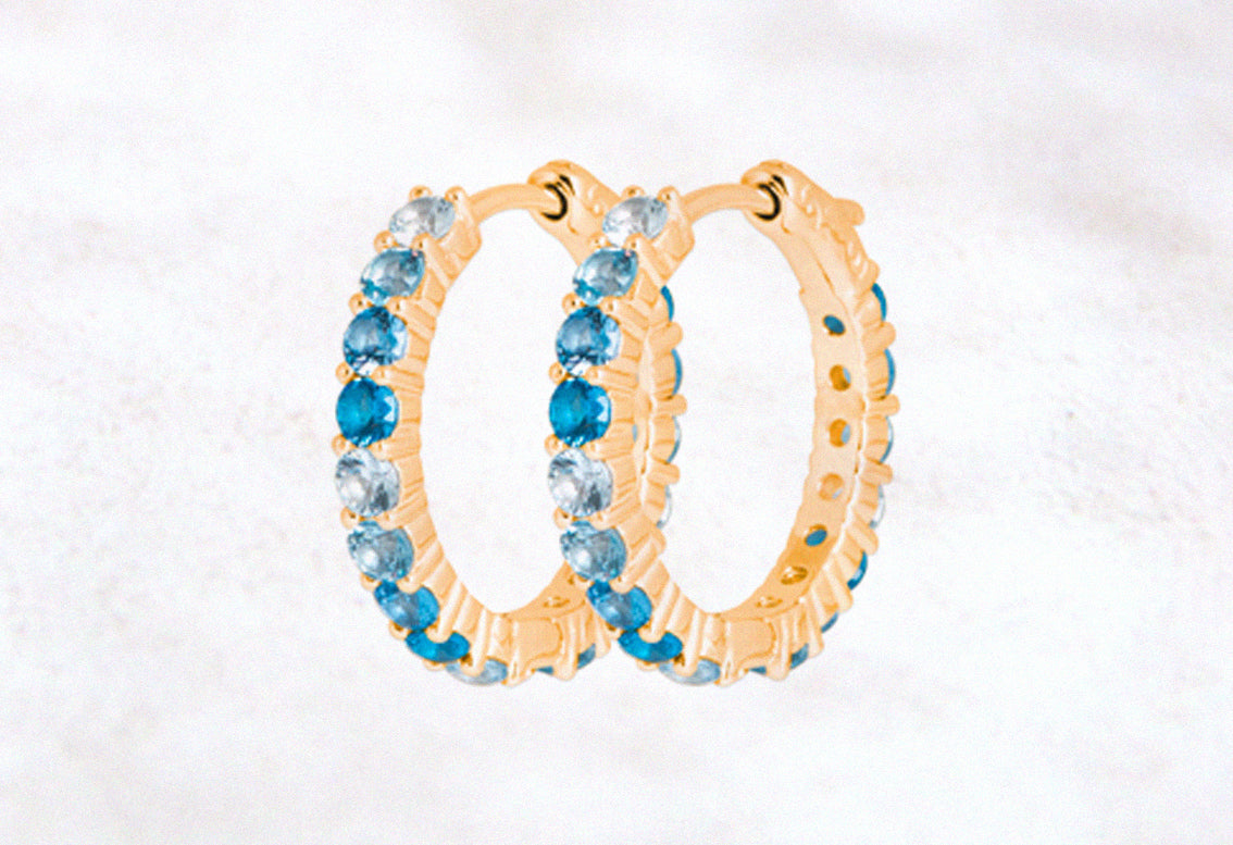 Boucles d'oreilles "Océan"