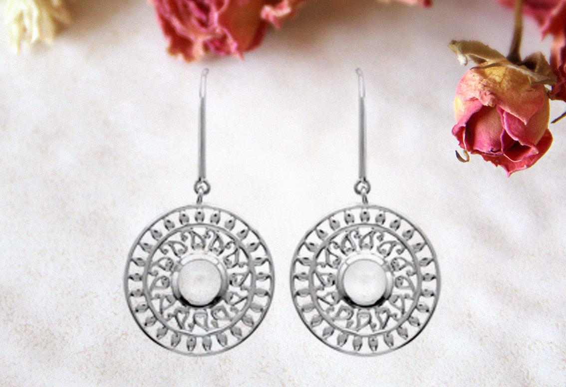 Boucles d'oreilles "Pensée"