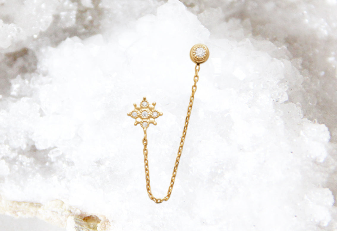 Boucle d'oreille "Aurore"